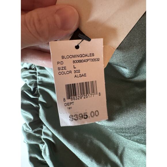 JOHANNA ORTIZ Luster Of Pearls One-piece Swimsuit Green Belted Large NWT $495 - Picture 7 of 15